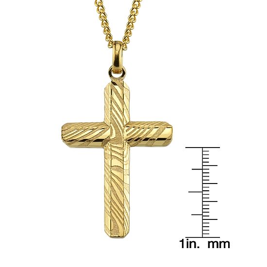 Mens Stainless Steel 24 Inch Pendant Necklace