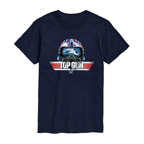Top Gun Mens Crew Neck Short Sleeve Classic Fit Graphic T-Shirt