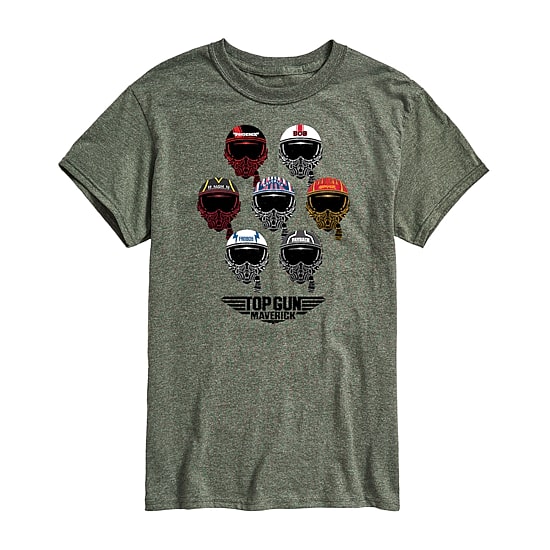 Top Gun Mens Crew Neck Short Sleeve Classic Fit Graphic T-Shirt