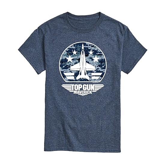 Top Gun Mens Crew Neck Short Sleeve Classic Fit Graphic T-Shirt