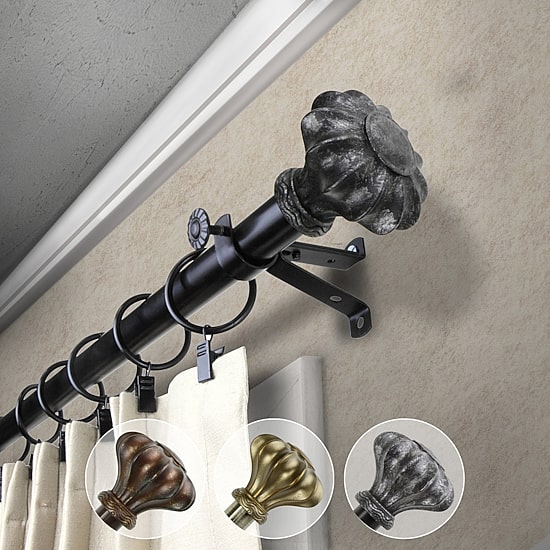 Rod Desyne Flair 3/4 IN Adjustable Curtain Rod