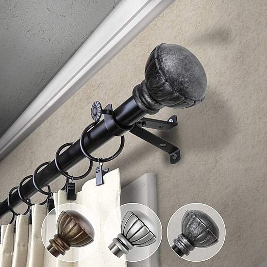 Rod Desyne Magnolia 3/4 IN Adjustable Curtain Rod