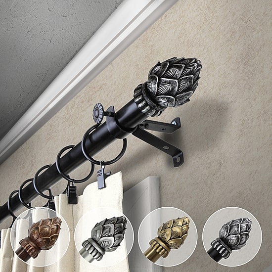 Rod Desyne Bud 3/4 IN Adjustable Curtain Rod