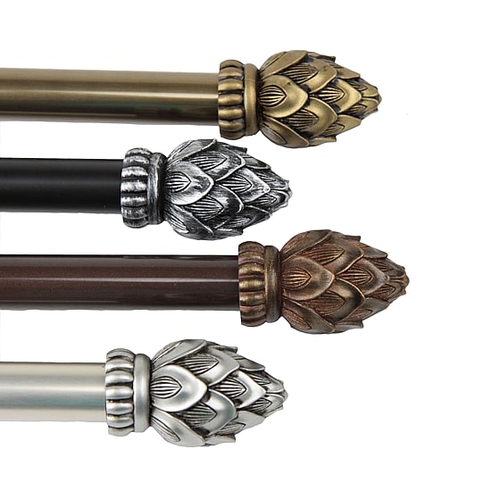 Rod Desyne Bud 3/4 IN Adjustable Curtain Rod