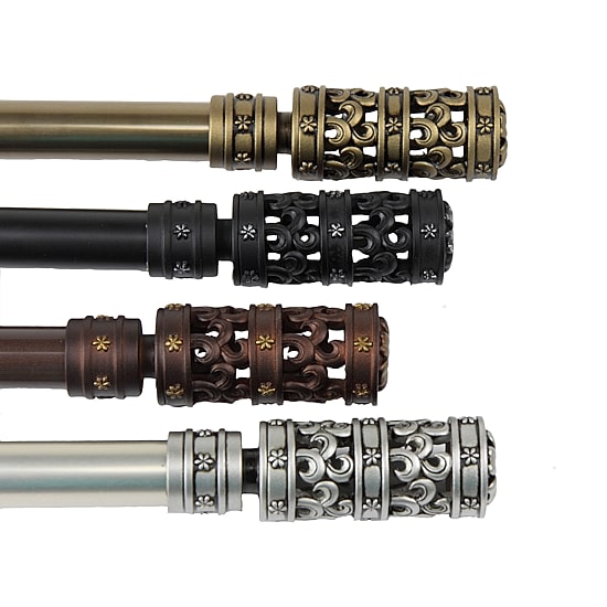 Rod Desyne Whirl 3/4 IN Adjustable Curtain Rod