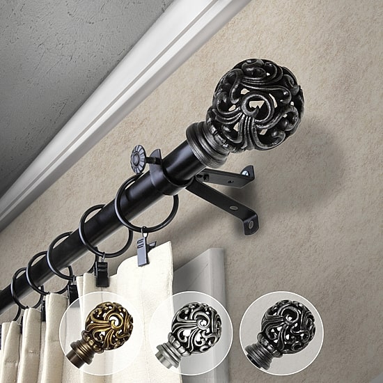 Rod Desyne Adora 3/4 IN Adjustable Curtain Rod