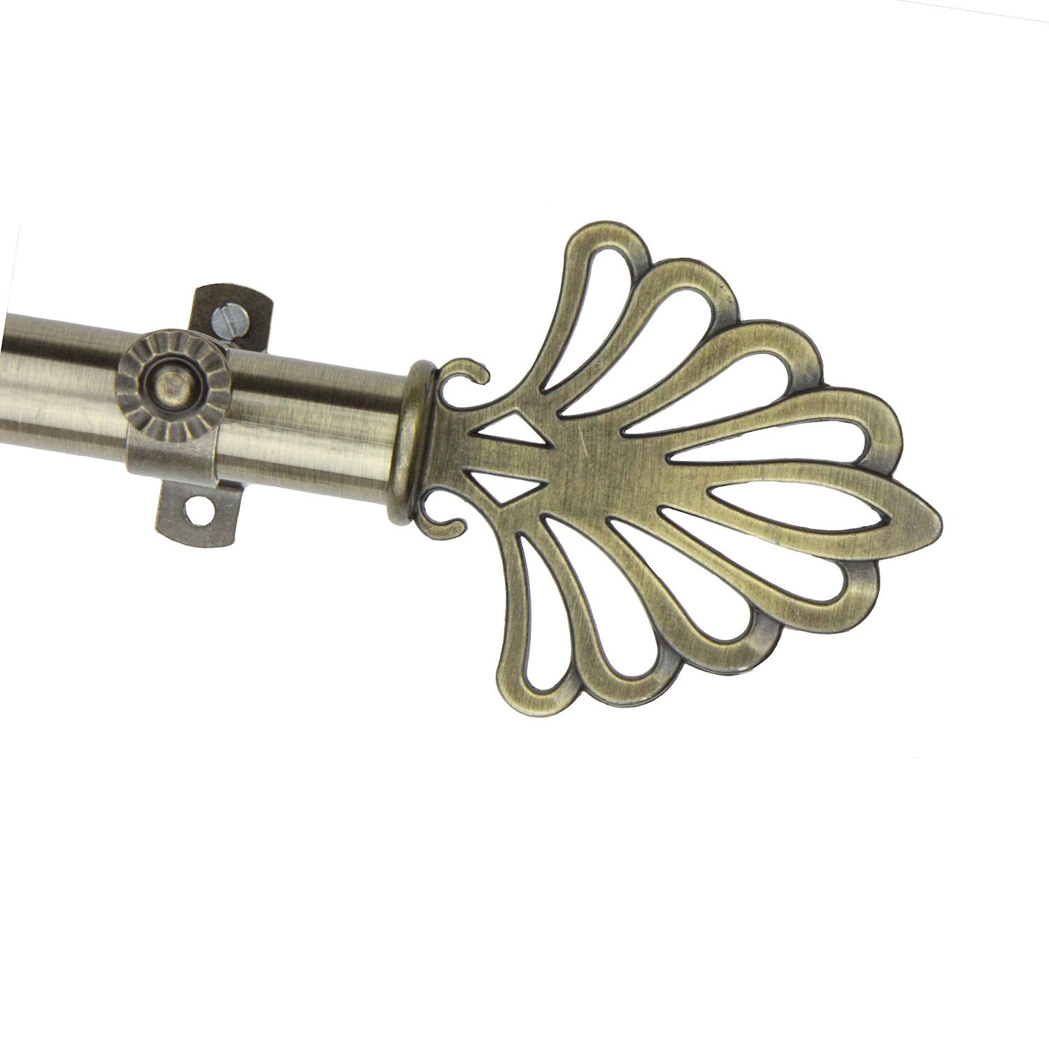 Rod Desyne Fan 3/4 Adjustable Curtain