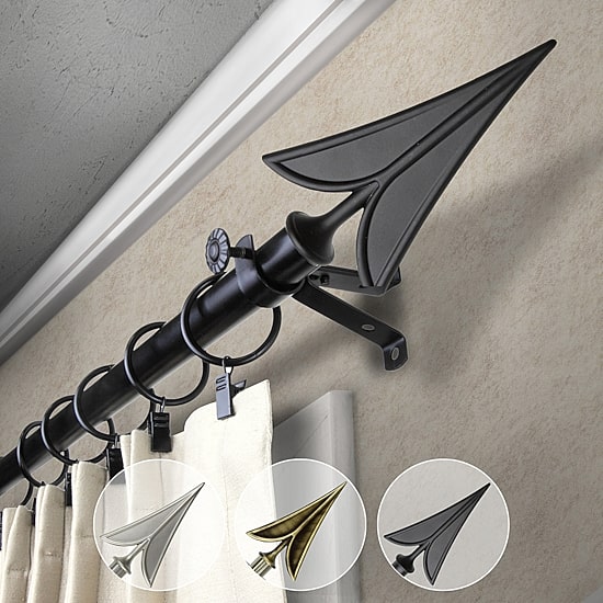 Rod Desyne Alpha 3/4 IN Adjustable Curtain Rod