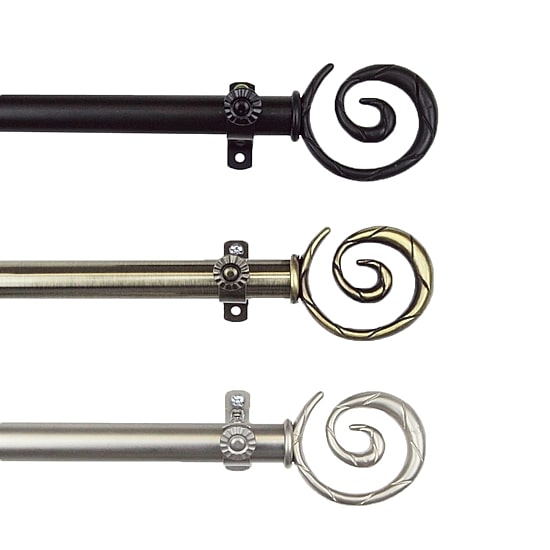 Rod Desyne Spiral 3/4 IN Adjustable Curtain Rod