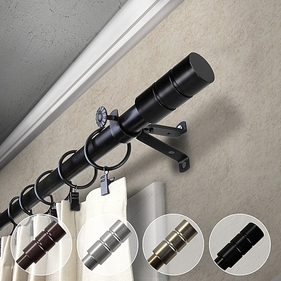 Rod Desyne Theo 3/4 IN Adjustable Curtain Rod