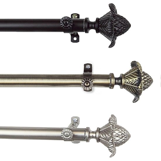 Rod Desyne Bloom 3/4 IN Adjustable Curtain Rod