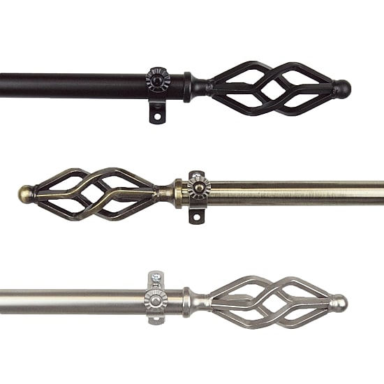 Rod Desyne Marquise 3/4 IN Adjustable Curtain Rod