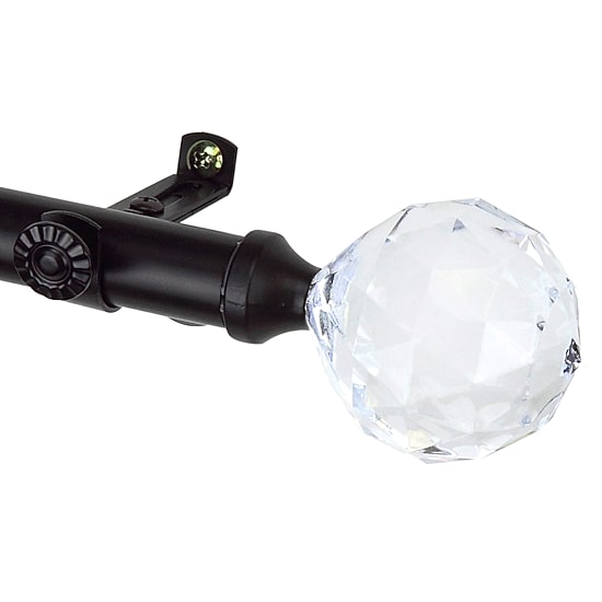 Rod Desyne Faceted 3/4 IN Adjustable Curtain Rod