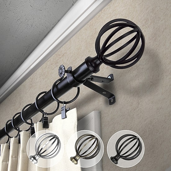 Rod Desyne Cage 3/4 IN Adjustable Curtain Rod