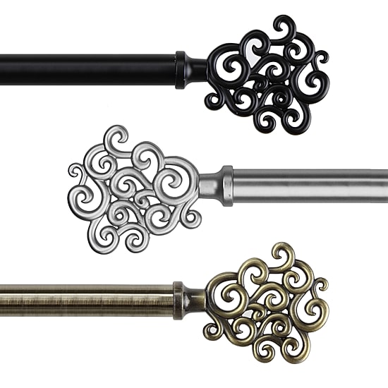 Rod Desyne Tidal 3/4 IN Adjustable Curtain Rod