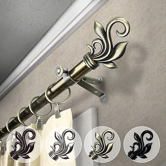 Rod Desyne Delilah 3/4 IN Adjustable Curtain Rod