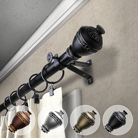 Rod Desyne Amelie 3/4 IN Adjustable Curtain Rod