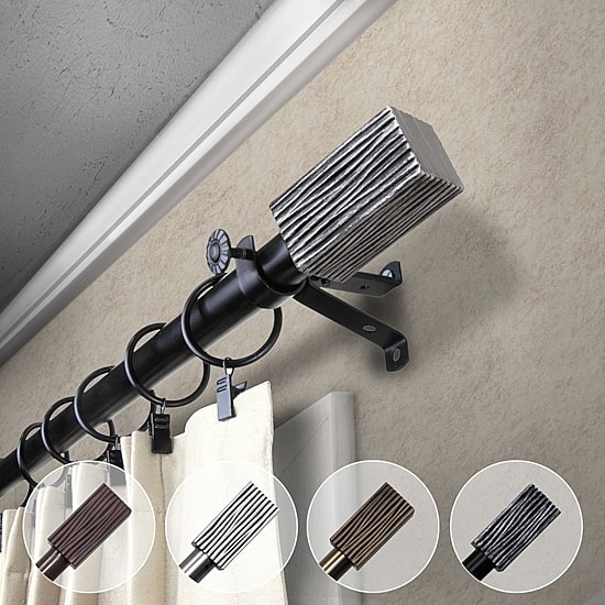 Rod Desyne Alder 3/4 IN Adjustable Curtain Rod