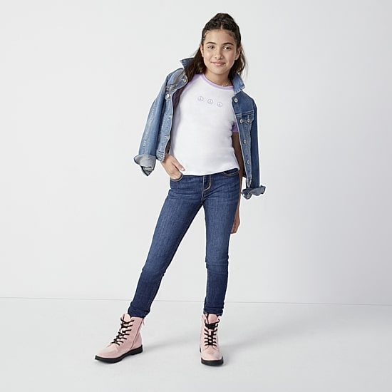 Thereabouts Superflex Little & Big Kid Girls Adjustable Waist Stretch Fabric Skinny Fit Denim Jean