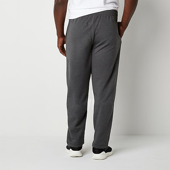 Xersion Quick Dry Cotton Fleece Mens Straight Mid Rise Regular Fit Big and Tall Workout Pant