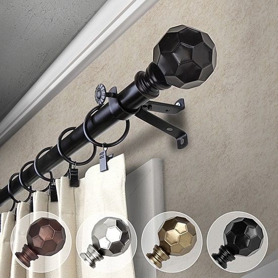 Rod Desyne Christiano 3/4 IN Adjustable Curtain Rod