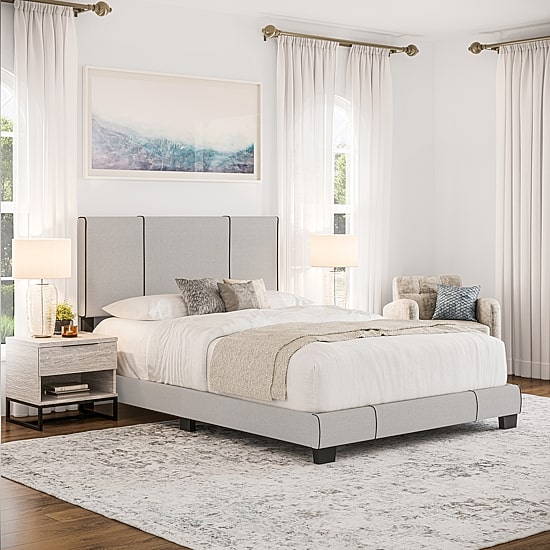 LUCENA UPHOLSTERED PLATFORM BED