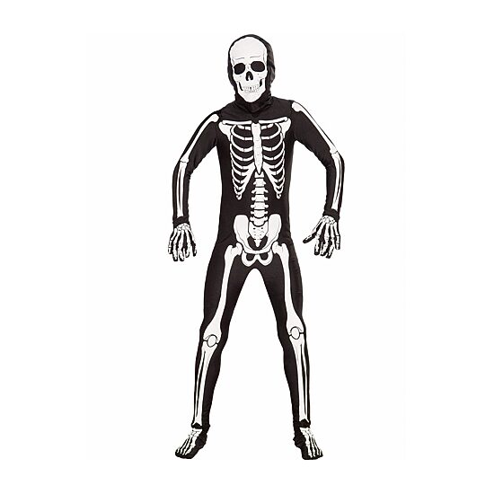 Little & Big Kid Unisex Bone Suit Costume