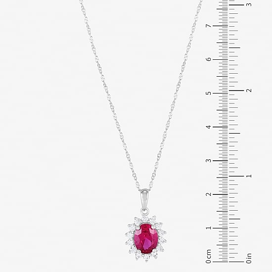 Gemstone Sterling Silver Oval 2-pc. Jewelry Set
