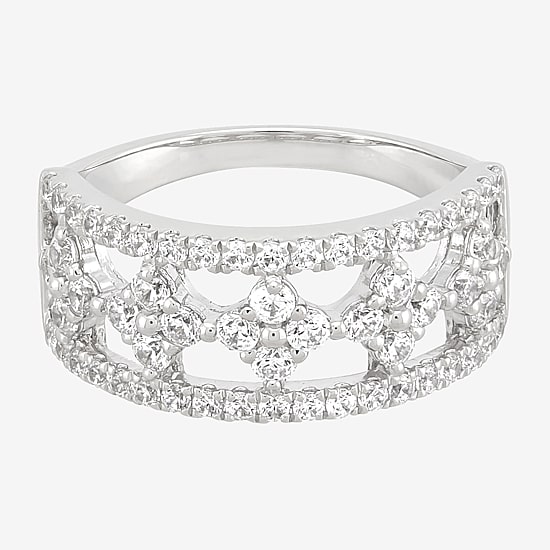 (Si1-Si2/ H-I) Womens 1 CT. T.W. Lab Grown White Diamond 10K Gold Band