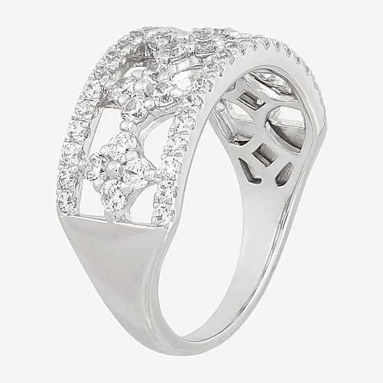 (Si1-Si2/ H-I) Womens 1 CT. T.W. Lab Grown White Diamond 10K Gold Band