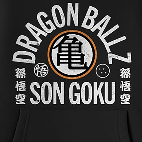 Little & Big Kid Boys Long Sleeve Dragon Ball Z Fleece Hoodie