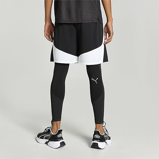 PUMA Mens 8" Moisture Wicking Quick Dry Workout Shorts