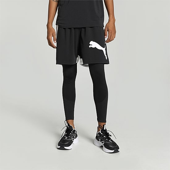 PUMA Mens 8" Moisture Wicking Quick Dry Workout Shorts
