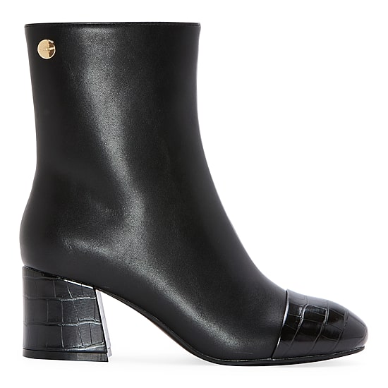 Liz Claiborne Womens Kendale Block Heel Booties