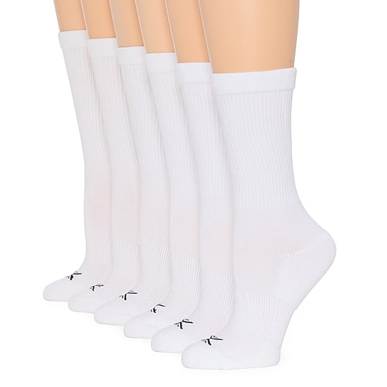 Xersion Essential Performance Womens 6 Pair Crew Socks