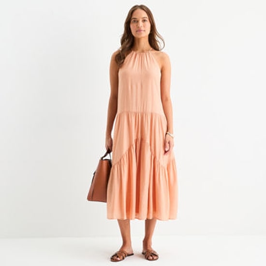 a.n.a Womens Sleeveless Maxi Dress