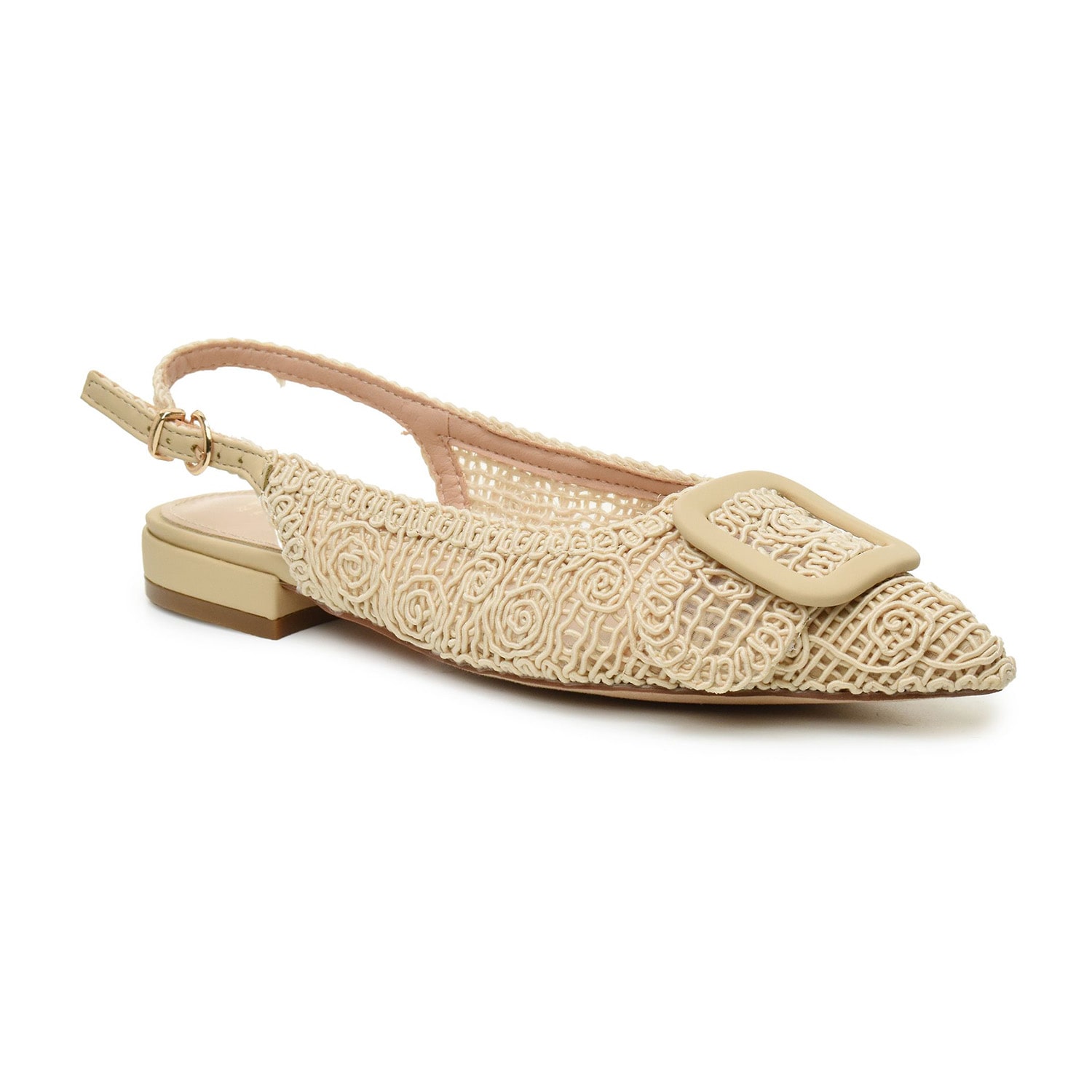 Nicole Miller Malky Sling Back Womens Pointed Closed Toe Slip-On Shoe