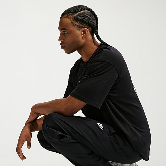 Nike Mens Tapered Mid Rise Relaxed Fit Active Pull-On Pant