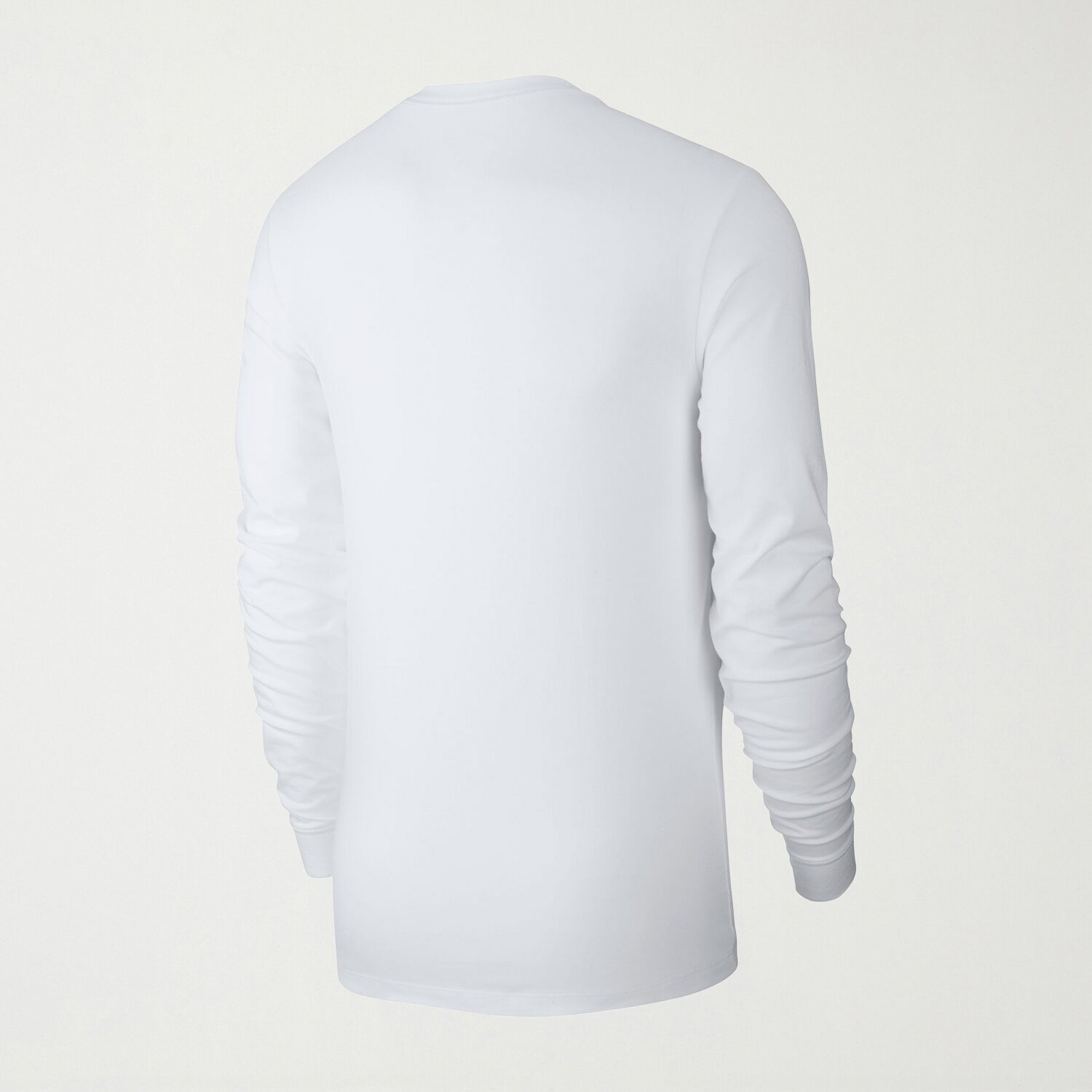 Nike Club Mens Crew Neck Long Sleeve Quick Dry Embroidered Active Big and Tall T-Shirt