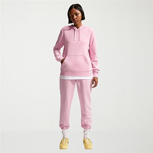 Nike Womens Long Sleeve Fleece Active Hoodie, Xx-large, Pink