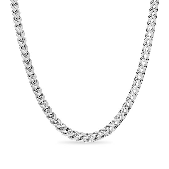 Mens Stainless Steel 20 Inch Curb Chain Necklace