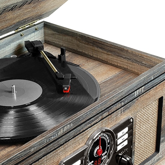 Victrola VTA-200B Wooden 6-In-1 Nostalgic Classic Turntable with Bluetooth