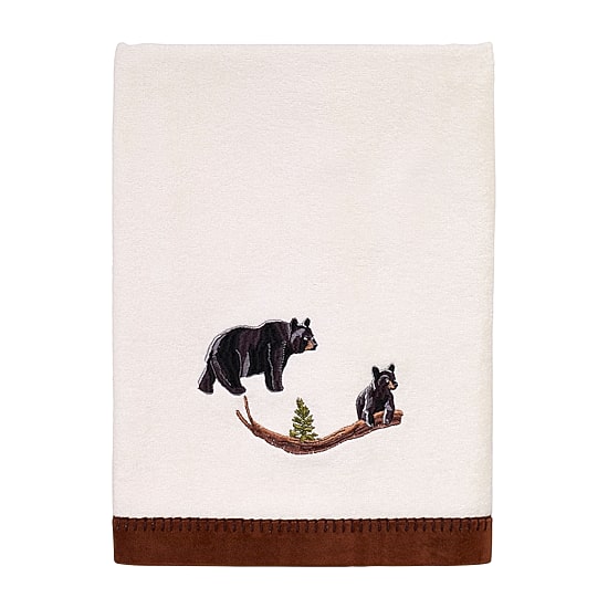 Avanti Black Bear Lodge Bath Towel