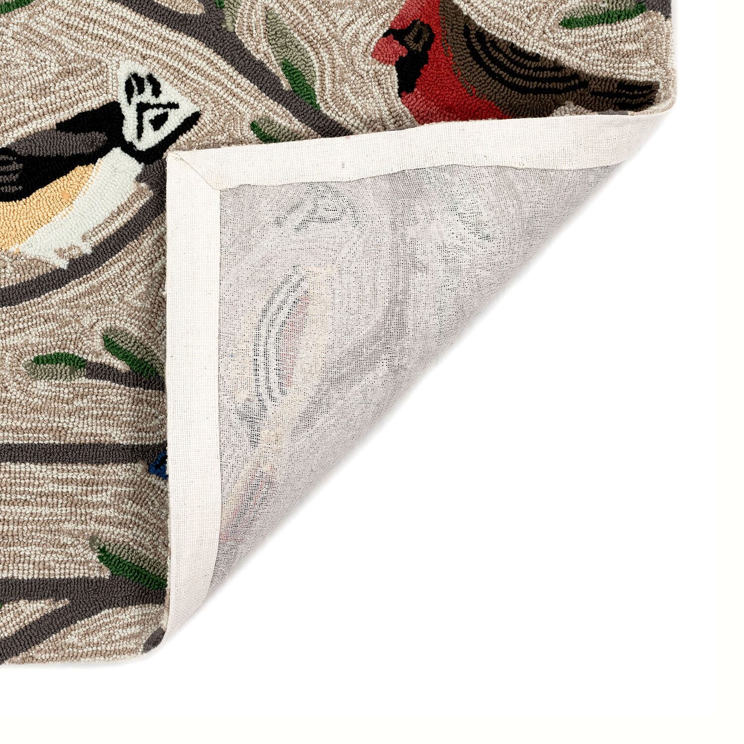 Liora Manne Frontporch Birds Hand Tufted Washable Indoor Outdoor Rectangular Accent Rug