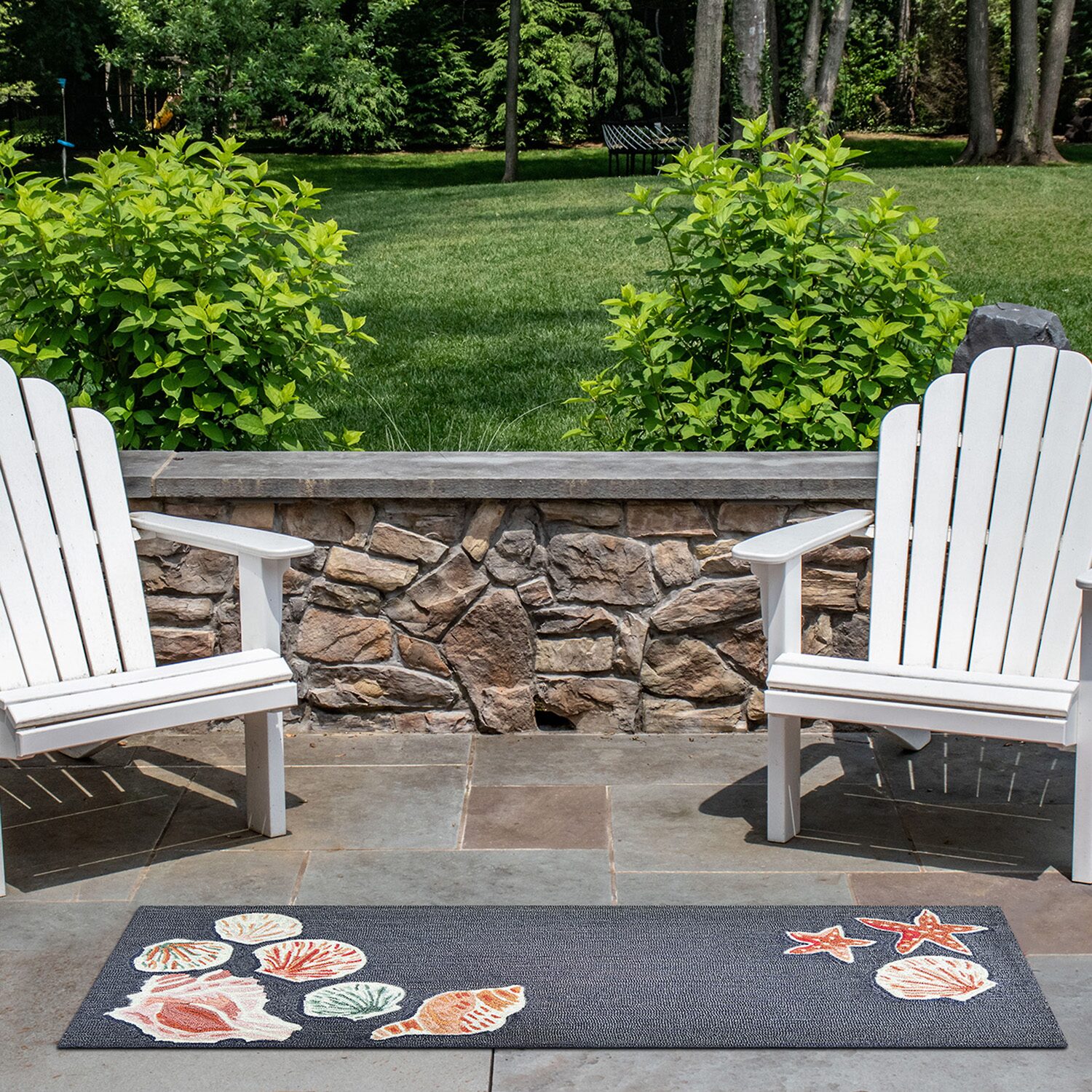 Liora Manne Frontporch Beachcomber Hand Tufted Washable Indoor Outdoor Rectangular Accent Rug