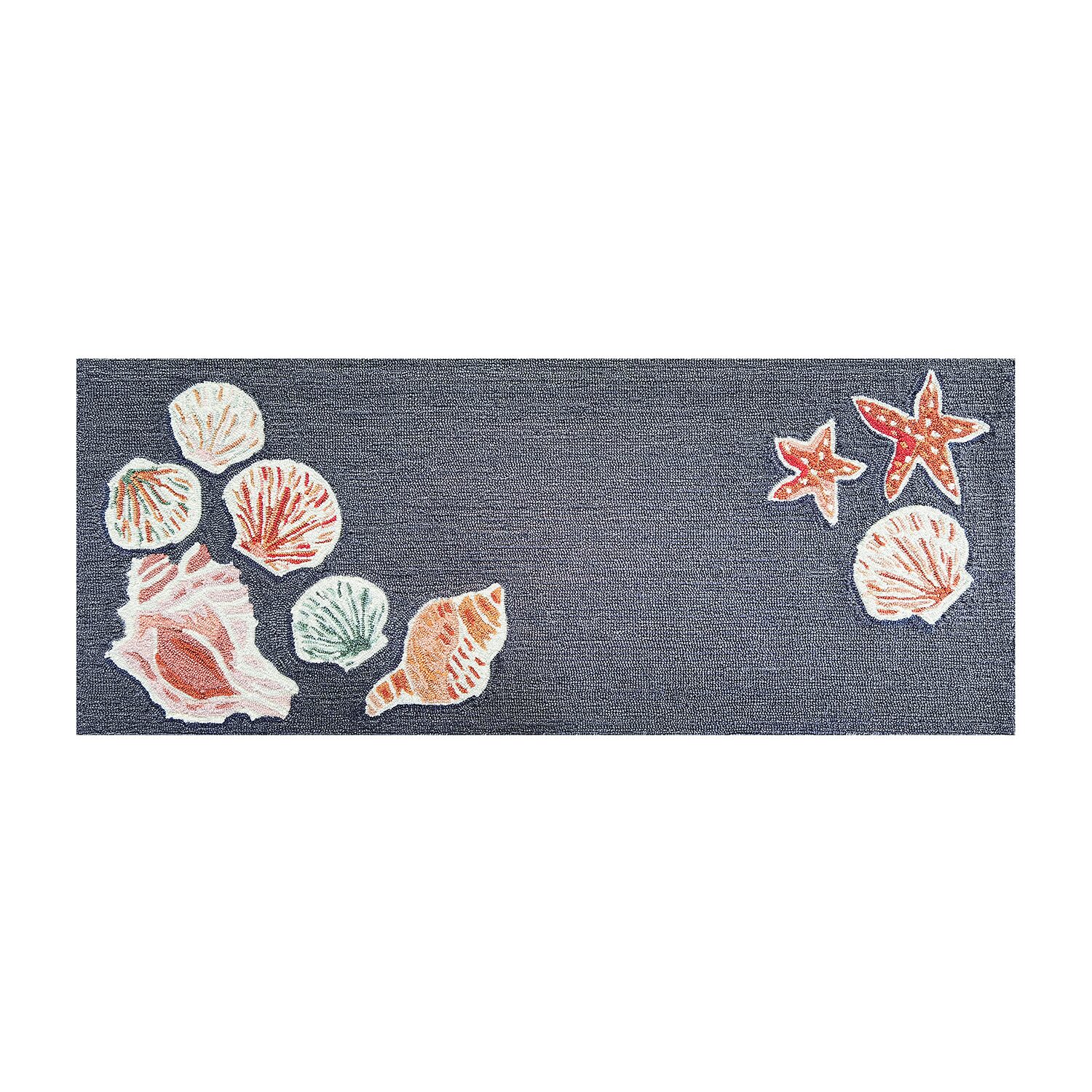 Liora Manne Frontporch Beachcomber Hand Tufted Washable Indoor Outdoor Rectangular Accent Rug