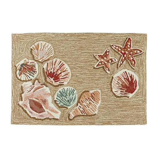 Liora Manne Frontporch Beachcomber Hand Tufted Washable Indoor Outdoor Rectangular Accent Rug