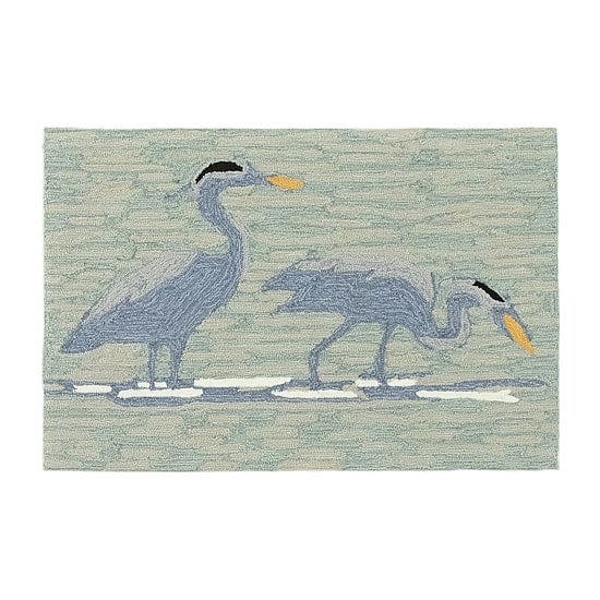 Liora Manne Frontporch Heron Lake Hand Tufted Washable Indoor Outdoor Rectangular Accent Rug