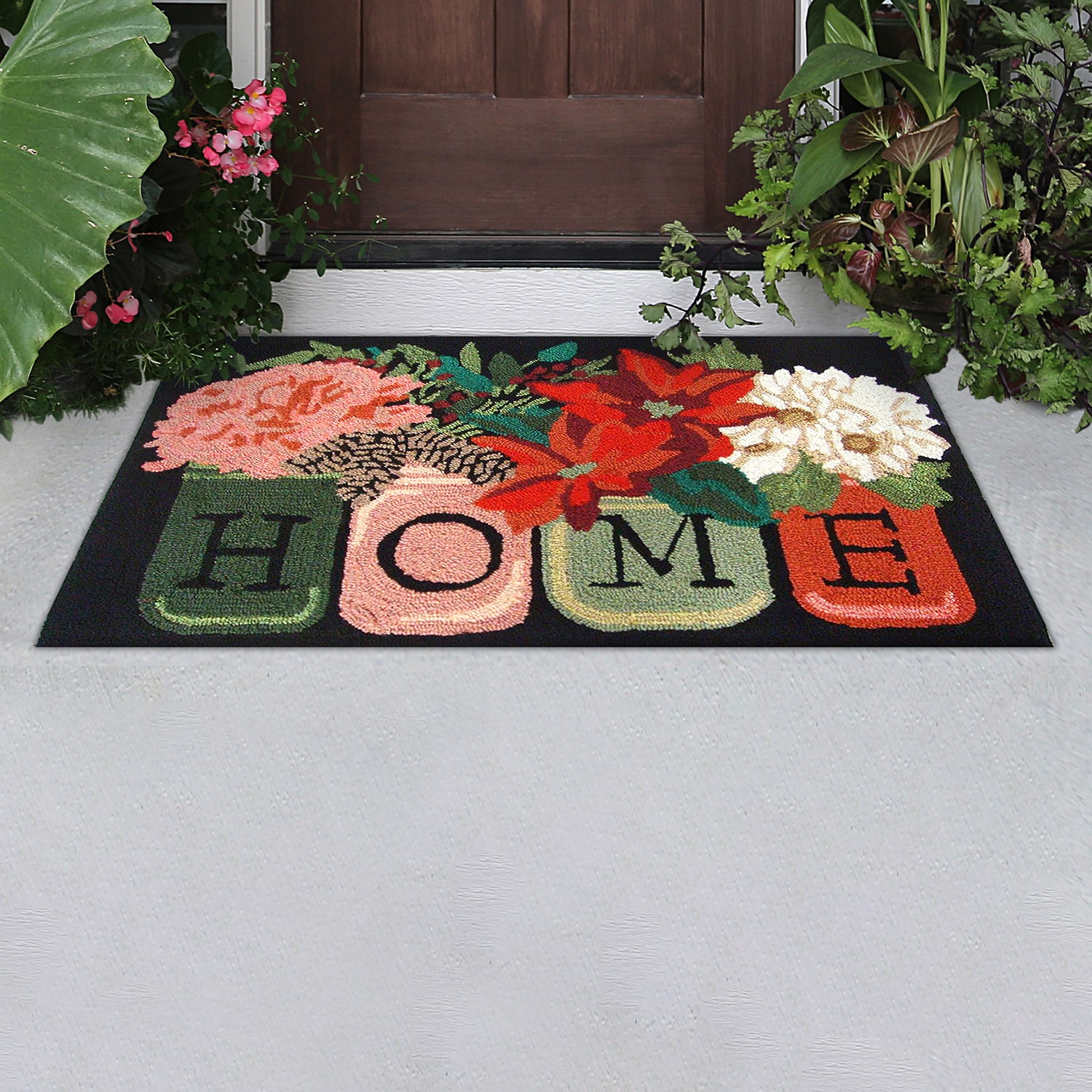 Liora Manne Frontporch Holiday Home Hand Tufted Washable Indoor Outdoor Rectangular Accent Rug