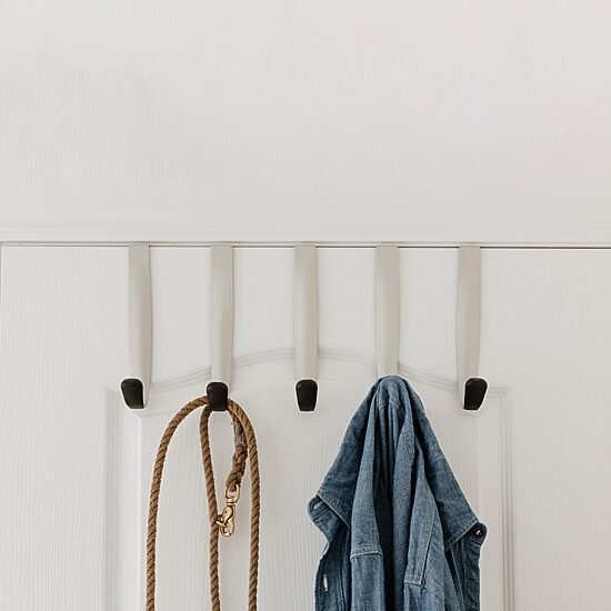 Umbra 17" Wide 5 Hook Over Door Storage